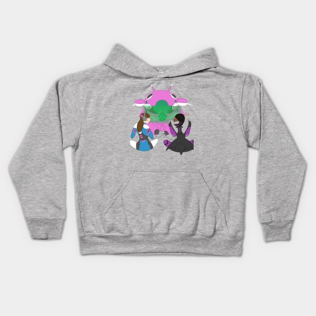 Game, Dva Kids Hoodie by Cardax